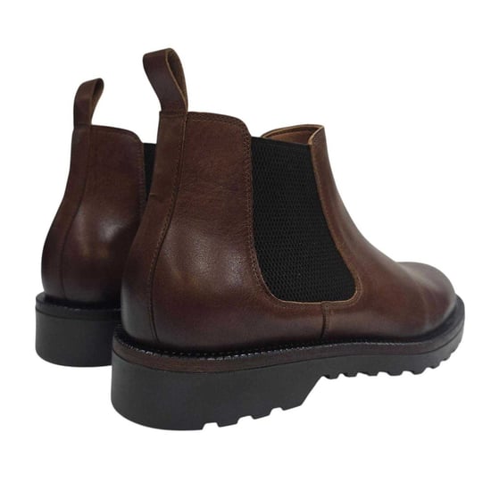 Nicholas Deakins Mens Republic Suede Flat Chelsea Boots (Tan) - Image 2