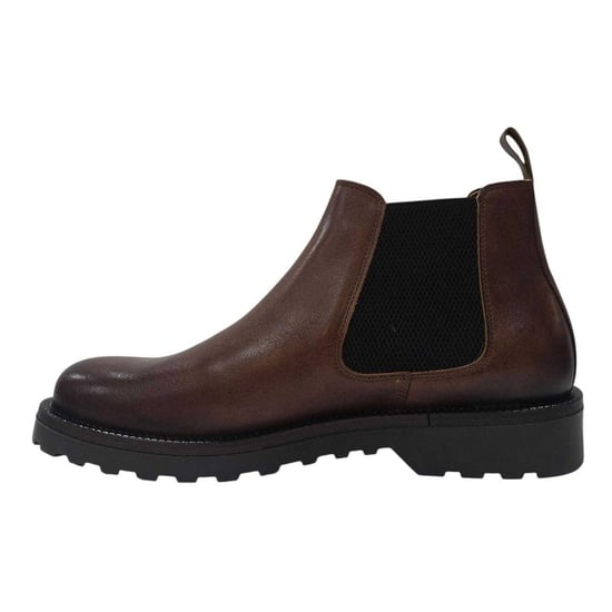 Nicholas Deakins Mens Republic Suede Flat Chelsea Boots (Tan) - Image 3