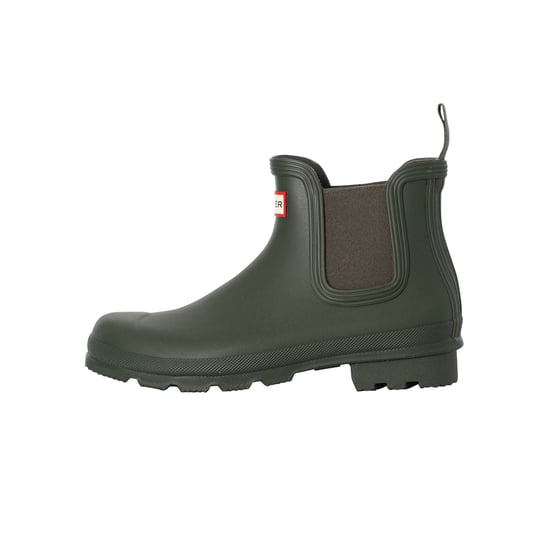 Hunter Mens Original Chelsea Boots (Dark Olive) - Image 3