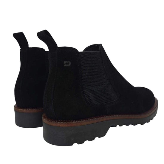 Nicholas Deakins Mens Republic Suede Flat Chelsea Boots (Black) - Image 2