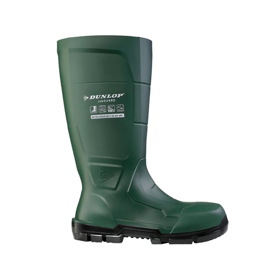 Dunlop Volwassen uniseks Acifort Jobguard Wellington Laarzen (Groen) - Image 1
