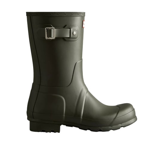 Hunter Mens Original Wellington Boots (Dark Olive) - Image 1