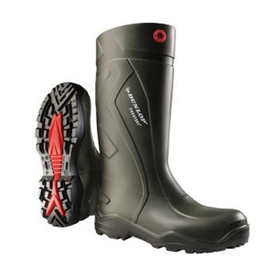 Dunlop Adults Unisex Purofort Plus Full Safety Wellington Boots (Green) - Image 5