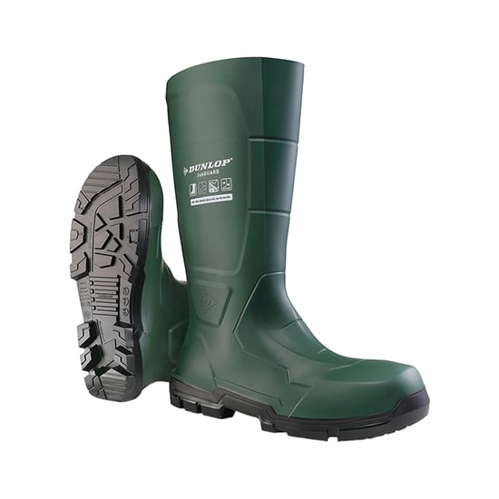 Dunlop Unisex Adult Work-It Safety Wellington Boots (Green) - Image 3