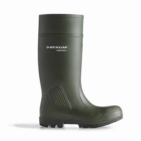 Dunlop D460933 Purofort PRO Niet-veiligheidslaarzen / Herenlaarzen / Gewone rubberen putten (Groen) - Image 1