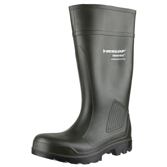 Dunlop D460933 Purofort PRO Niet-veiligheidslaarzen / Herenlaarzen / Gewone rubberen putten (Groen) - Image 4