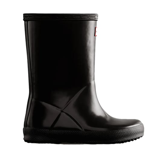 Hunter Childrens/Kids First Classic Gloss Wellington Boots (Black) - Image 1