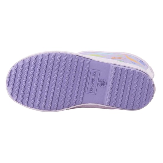 Hunter Childrens/Kids Dinosaur Wellington Boots (Purple) - Image 5