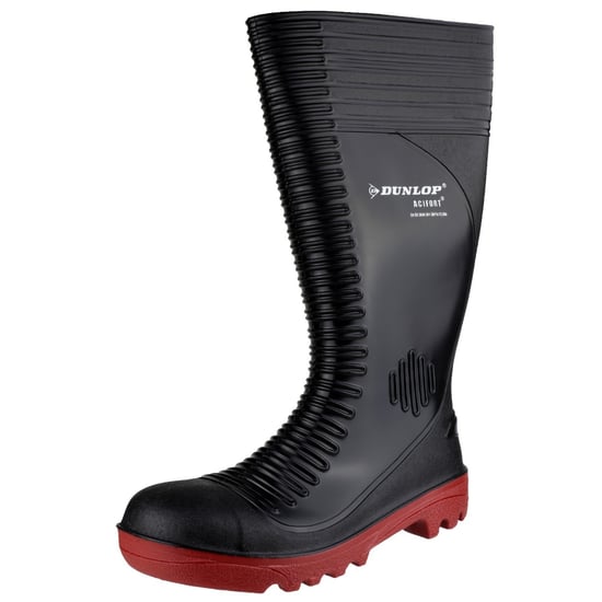 Dunlop Acifort A252931 Ribbed Full Safety Wellington / Herenlaarzen (Zwart) - Image 2