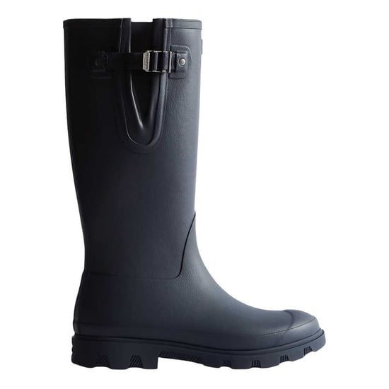 Hunter Mens Downpour Adjustable Wellington Boots (Navy) - Image 1