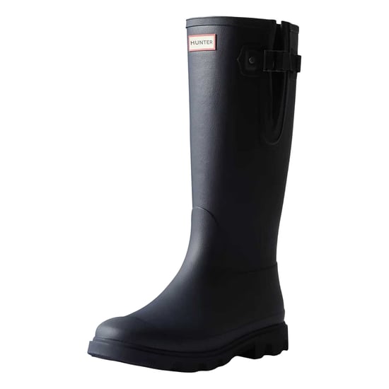 Hunter Mens Downpour Adjustable Wellington Boots (Navy) - Image 3