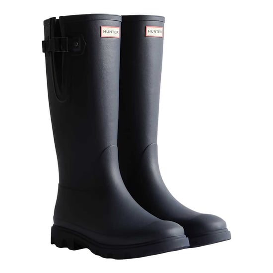 Hunter Mens Downpour Adjustable Wellington Boots (Navy) - Image 4