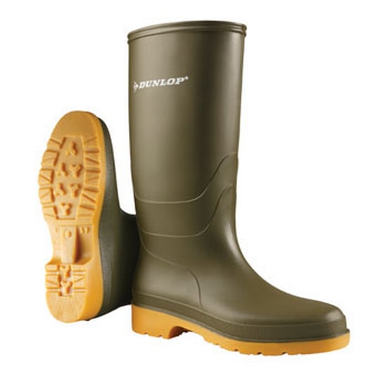 Dunlop Childrens/Kids Dull Wellington Boots (Green) - Image 4