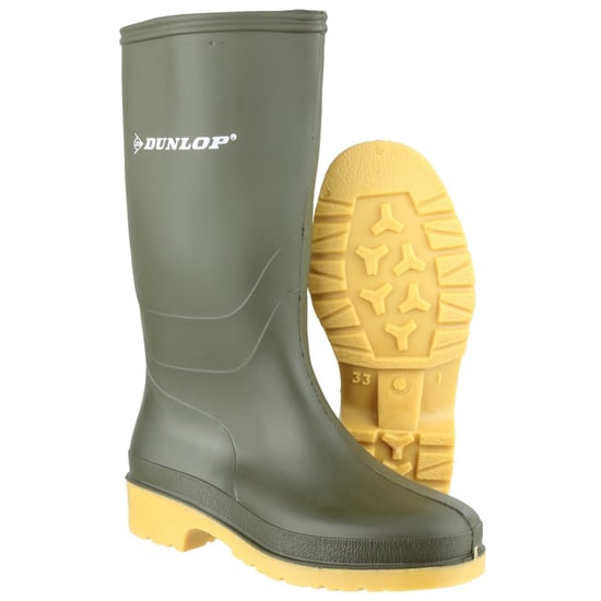 DUNLOP Ladies/Womens 16247 DULLS Rain Welly Boot / Wellington Boots (Green) - Image 4