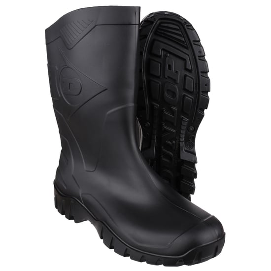 Dunlop Dee Calf K580011 Mens Wellington Boots (Black) - Image 6