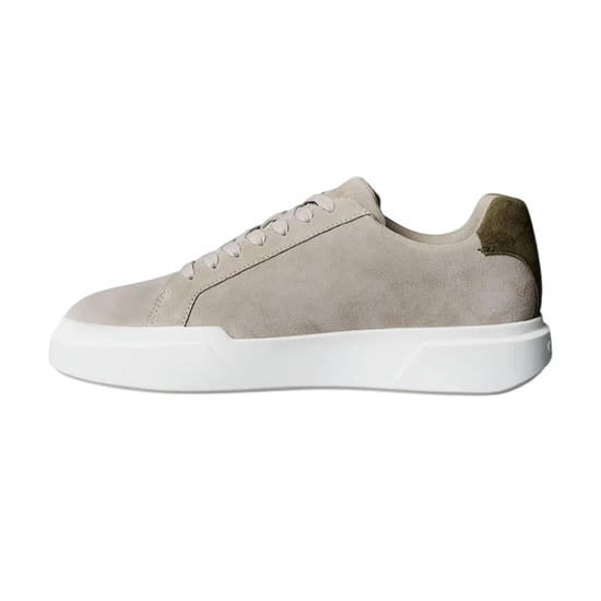 Calvin Klein Heren Suede Chunky Trainers (Taupe/Wit/Groen) - Image 3