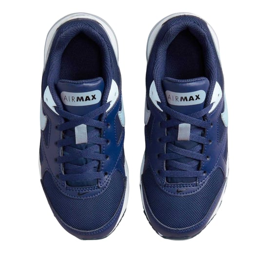 Nike Air Max-schoenen van leer voor jongens (Marine/Grijs) - Image 4