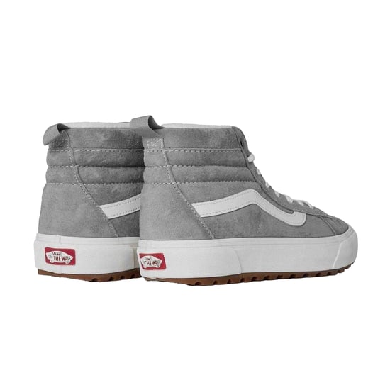 Vans Womens/Ladies Side Stripe Suede High-top Platform High Top Trainers (Drizzle) - Image 2