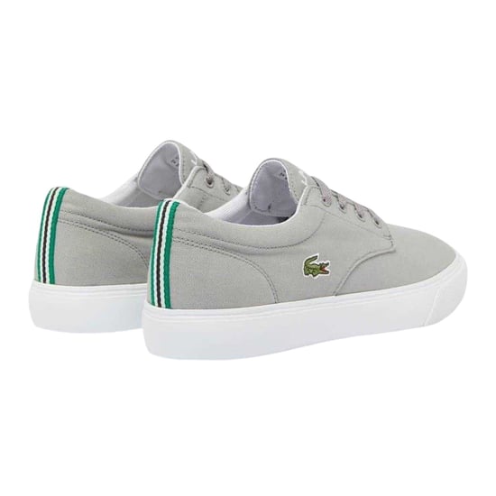 Lacoste Mens Canvas Grip Flat Trainers (Light) - Image 2