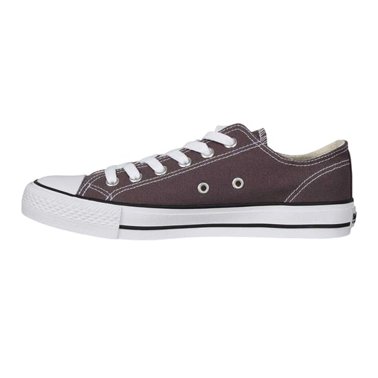 SoulCal Womens/Ladies Canvas Flat Trainers (Charcoal) - Image 3