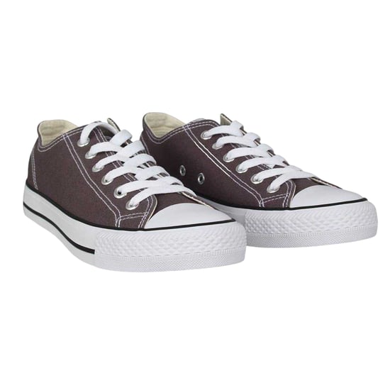 SoulCal Womens/Ladies Canvas Flat Trainers (Charcoal) - Image 5