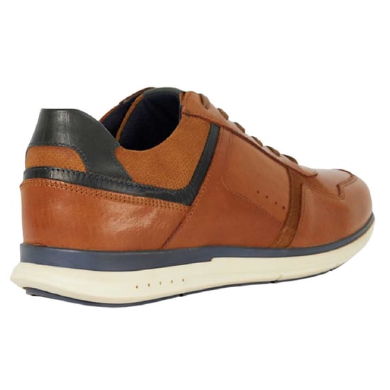 Dune London Mens Torben Leather Trainers (Tan) - Image 2
