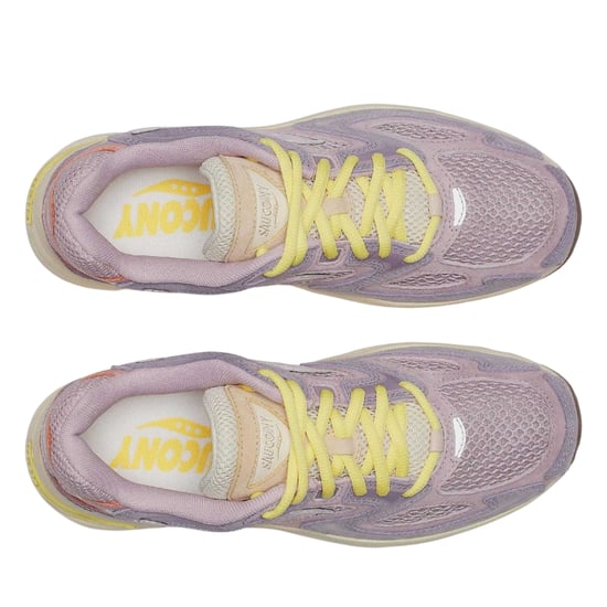Saucony Mens Grid Jazz 9 Suede Shoes (Violet) - Image 3