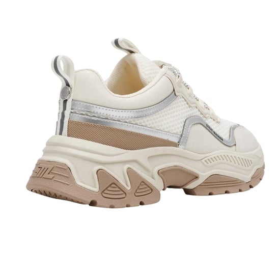 Steve Madden Womens/Ladies Chunky Flat Trainers (Cream) - Image 4