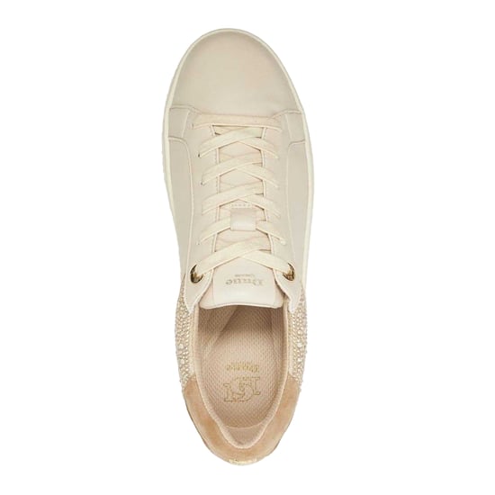 Dune London Womens/Ladies Elli Leather Platform Shoes (Cream) - Image 3