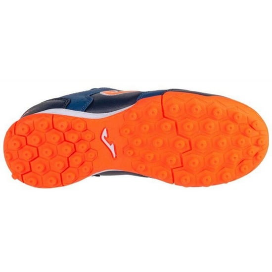 Joma Childrens/Kids Top Flex 2433 Football Artificial Ground Football Boots (Navy Blue/Orange) - Image 4
