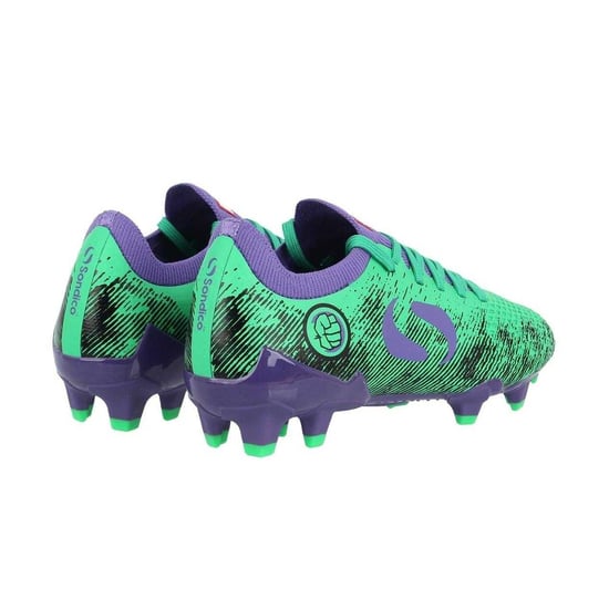 Sondico Kinder/Kids Sondico Blaze Hulk Voetbalschoenen (Groen/paars) - Image 2