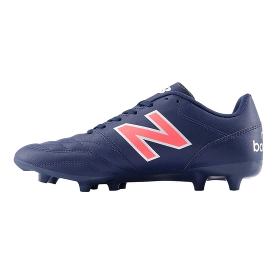 New Balance Mens Synthetic Firm Ground Football Boots (Navy/Red) - Image 2