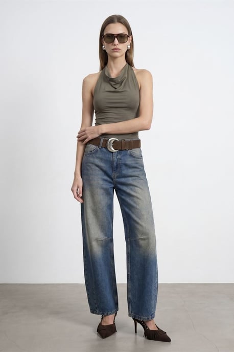 Mouwloze Coltrui Met Strikblouse - Image 4