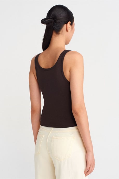 Slim Fit Crop Cami Blouse - Image 2