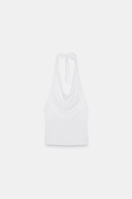 Mouwloze Blouse met Kraag en Strik - Image 5