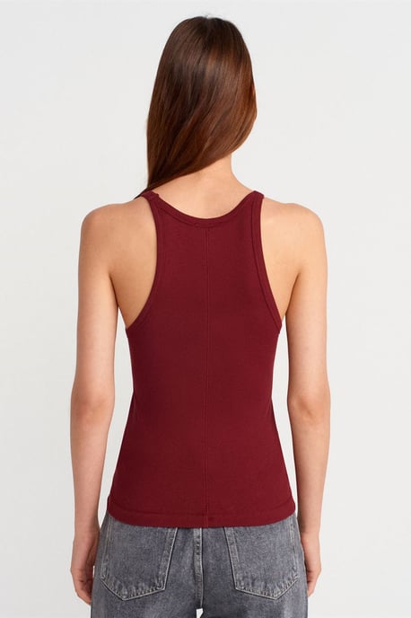 Ribbed Cotton Sleeveless Cami Blouse - Image 2
