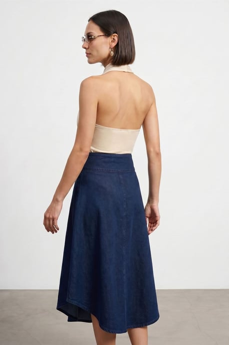 Getailleerde Mouwloze Blouse met Col - Image 2