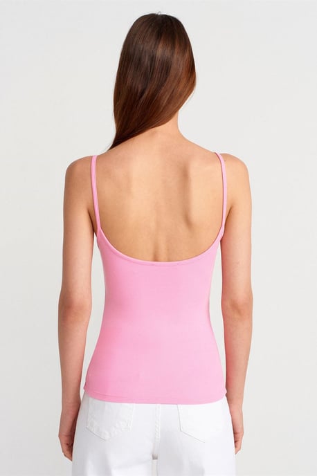 Ribbed Sleeveless Slim Fit Blouse - Image 2