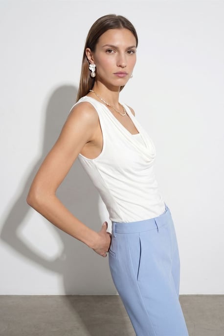Mouwloze Coltrui Jersey Blouse - Image 5