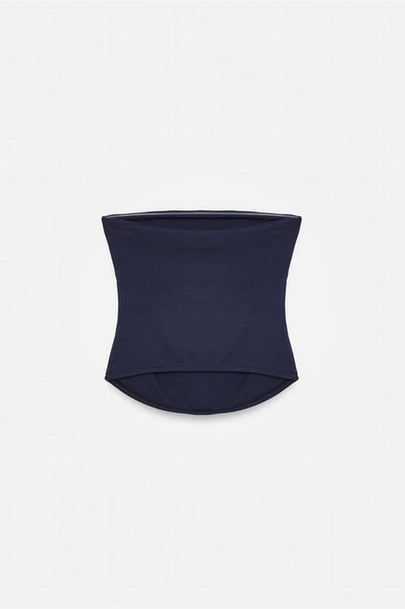 Dames Strapless Crop Bandeau Top - Image 6