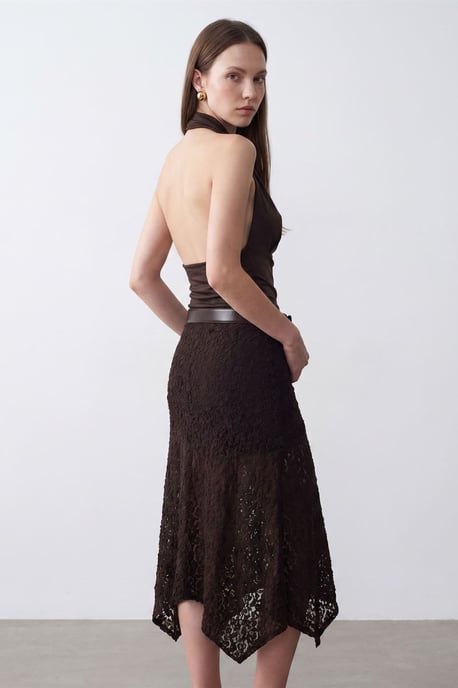 Aansluitende Mouwloze Blouse met Colharmonika - Image 2
