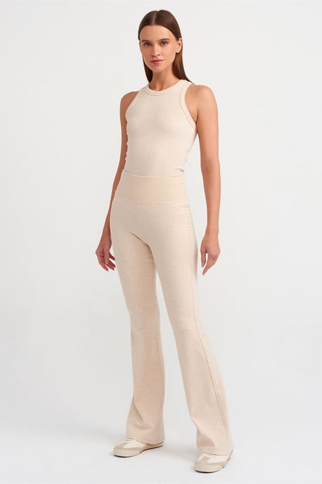 Ribbade Halterneck ärmlös Blus - Image 3