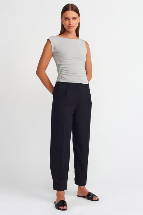 Mouwloze Boot-Hals Slim-fit Blouse - Image 3