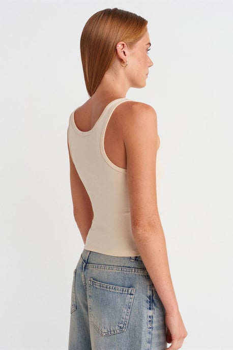 Slim Fit Crop Cami Blouse - Image 2