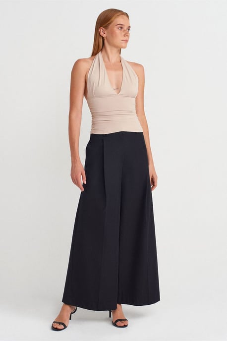 Slim-fit Halterneck Blouse - Image 4
