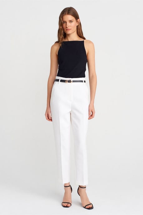 Slim-Fit Halterhals Jersey Blouse - Image 3