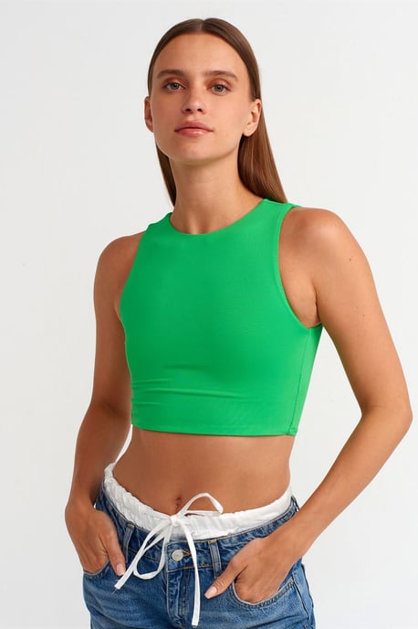 Slim Fit Crop Top - Image 1