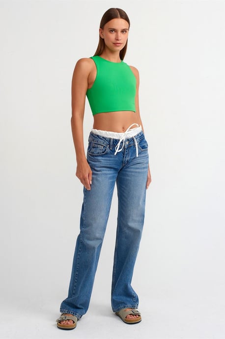 Slim Fit Crop Top - Image 4
