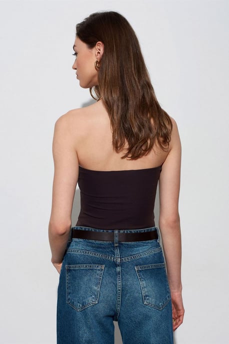 Mouwloze Slim-Fit Jersey Blouse - Image 2