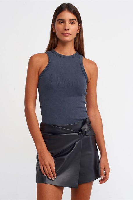 Mouwloze Geribde Trui Blouse - Image 1